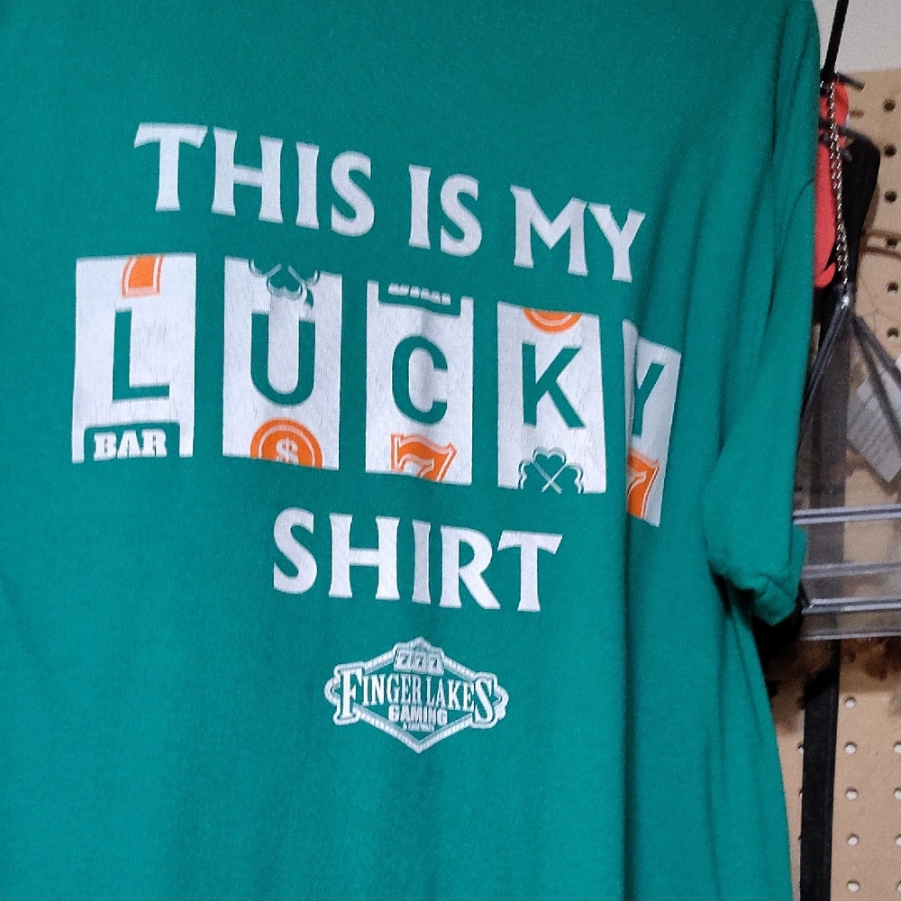Port and Company Green Lucky Graphic Tee